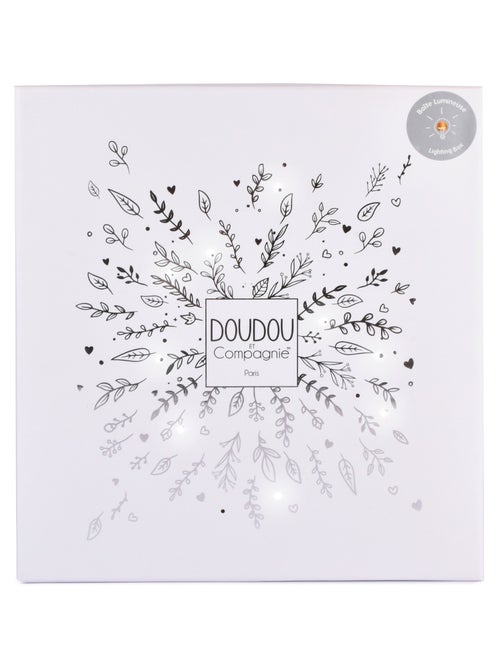 Doudou plat pétales Ours 25 cm - Kiabi