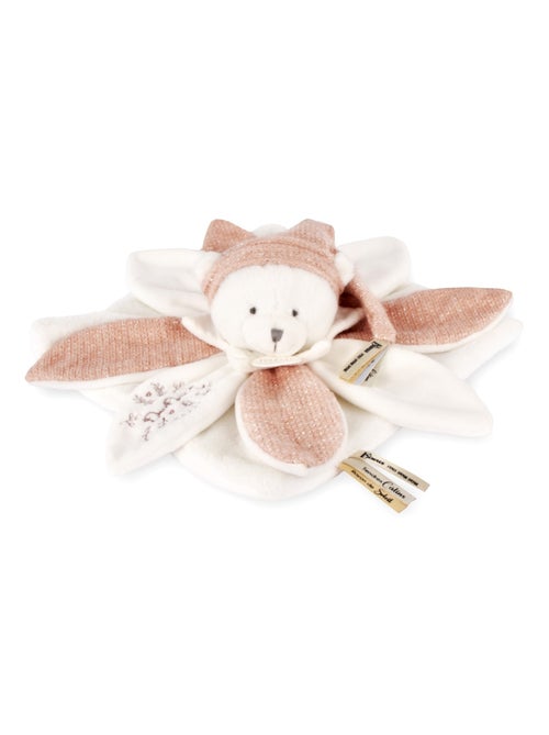Doudou plat pétales Ours 25 cm - Kiabi Doudou plat pétales Ours 25 cm - Kiabi