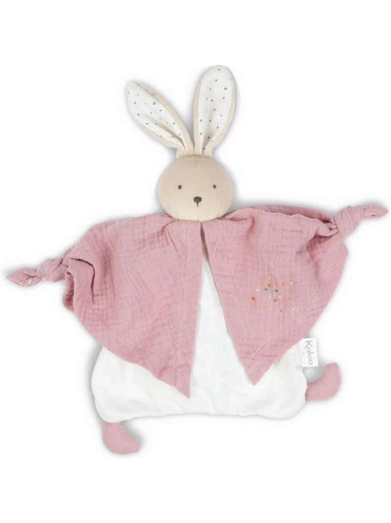 Doudou Plat Petit Pas Lapinou Rose N/A - Kiabi