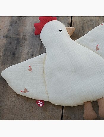 Doudou plat poule love