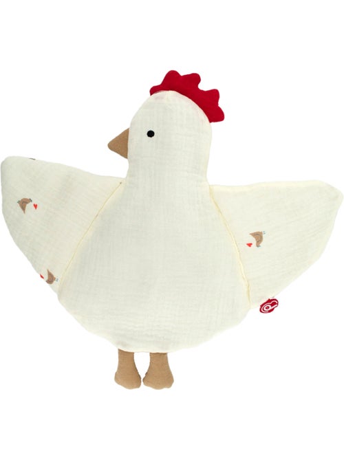Doudou plat poule love - Kiabi