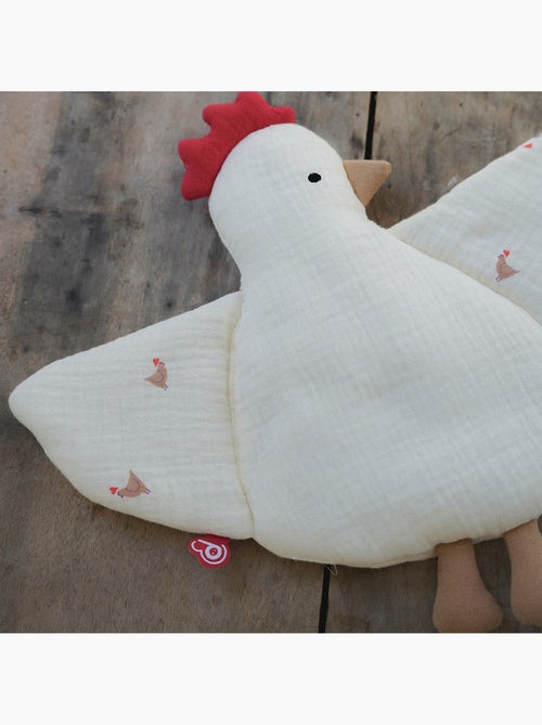 Doudou plat poule love - Kiabi