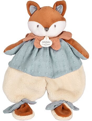 Doudou plat renard 29 cm