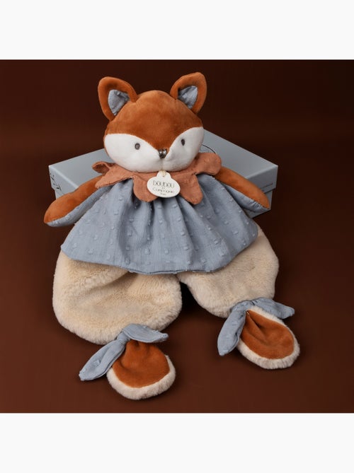 Doudou plat renard 29 cm - Kiabi