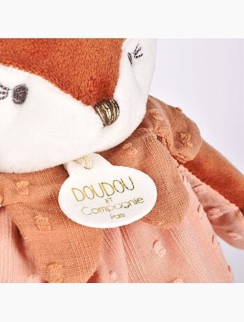 Doudou plat Renard 29 cm