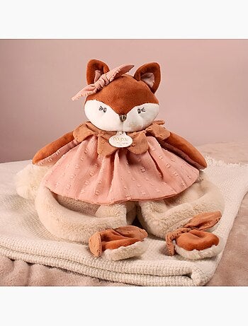 Doudou plat Renard 29 cm