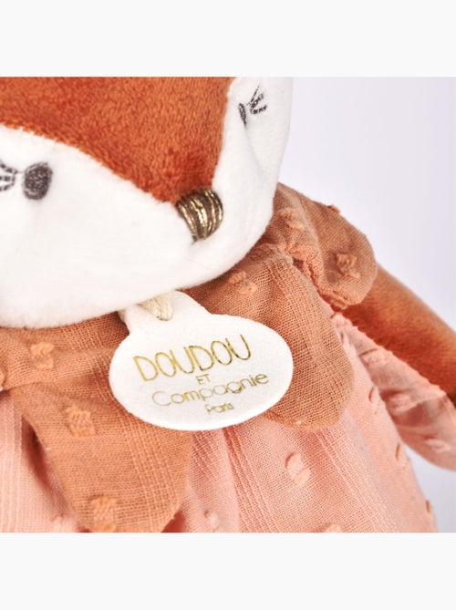 Doudou plat Renard 29 cm - Kiabi