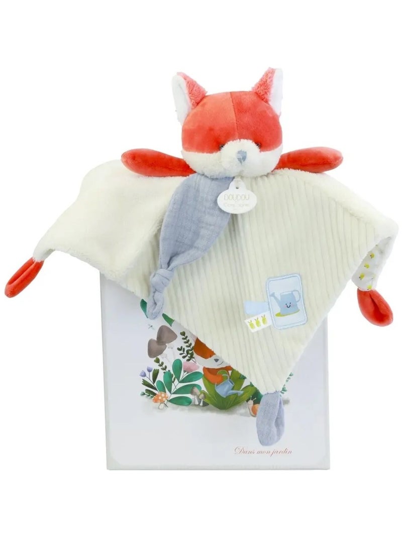Doudou plat Romarin le renard 27 cm Beige - Kiabi