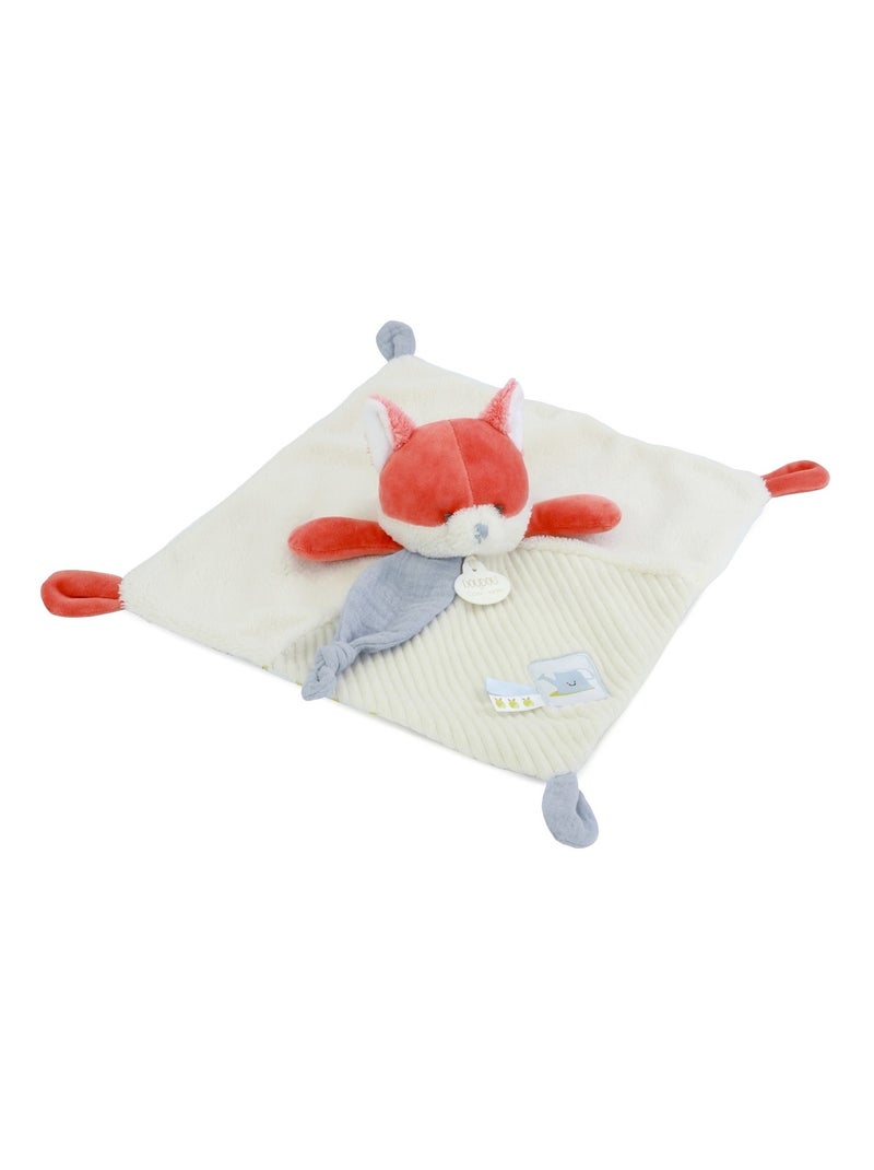 Doudou plat Romarin le renard 27 cm Beige - Kiabi