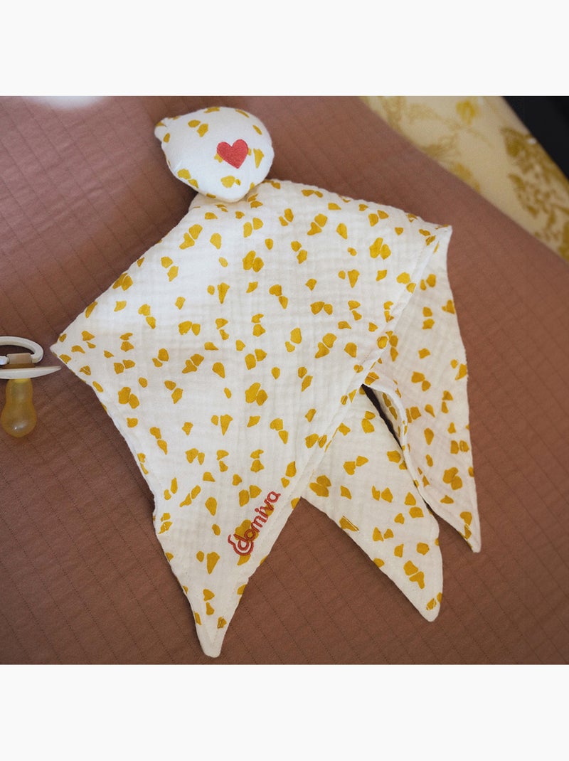 Doudou plat savane Jaune - Kiabi