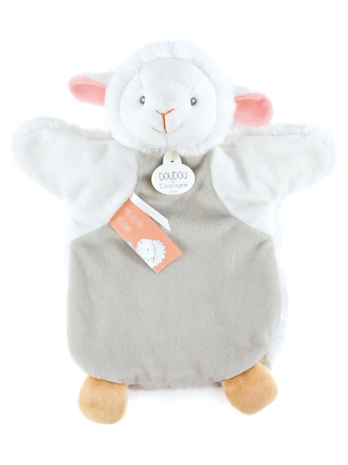 Doudou polyester 2 en 1 collection LES MARIONNETTES Agneau - Kiabi
