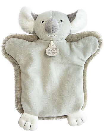 Doudou polyester 2 en 1 collection LES MARIONNETTES Koala