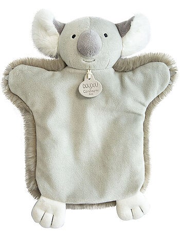 Doudou polyester 2 en 1 collection LES MARIONNETTES Koala