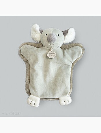 Doudou polyester 2 en 1 collection LES MARIONNETTES Koala