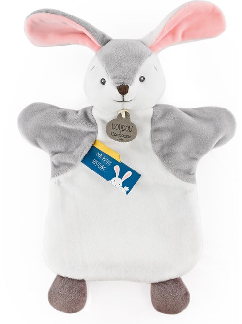 Doudou polyester 2 en 1 collection LES MARIONNETTES Lapin - Kiabi Doudou polyester 2 en 1 collection LES MARIONNETTES Lapin - Kiabi