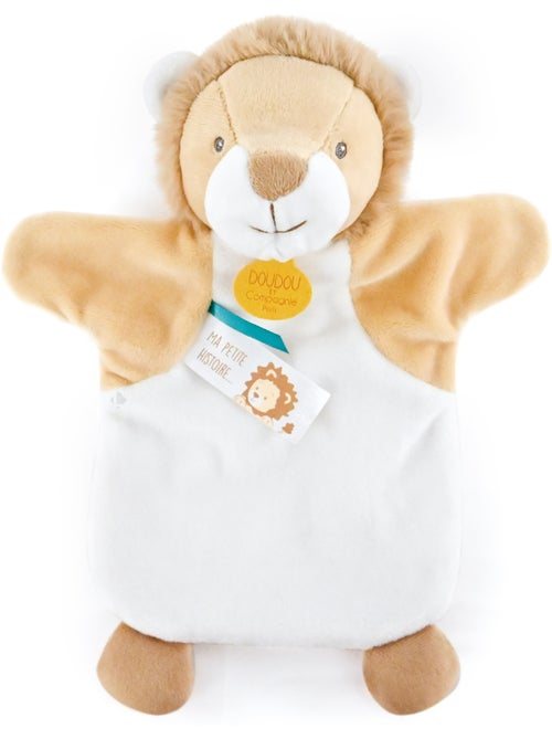 Doudou polyester 2 en 1 collection LES MARIONNETTES Lion - Kiabi Doudou polyester 2 en 1 collection LES MARIONNETTES Lion - Kiabi