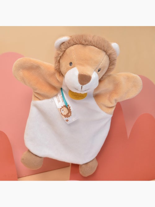 Doudou polyester 2 en 1 collection LES MARIONNETTES Lion - Kiabi Doudou polyester 2 en 1 collection LES MARIONNETTES Lion - Kiabi