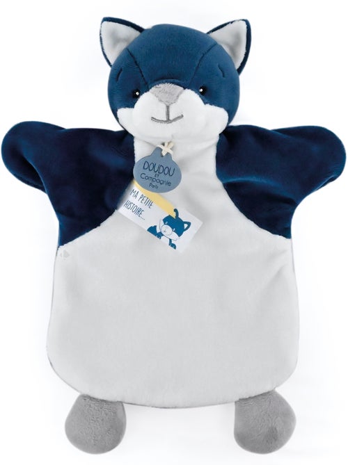 Doudou polyester 2 en 1 collection LES MARIONNETTES Loup - Kiabi Doudou polyester 2 en 1 collection LES MARIONNETTES Loup - Kiabi