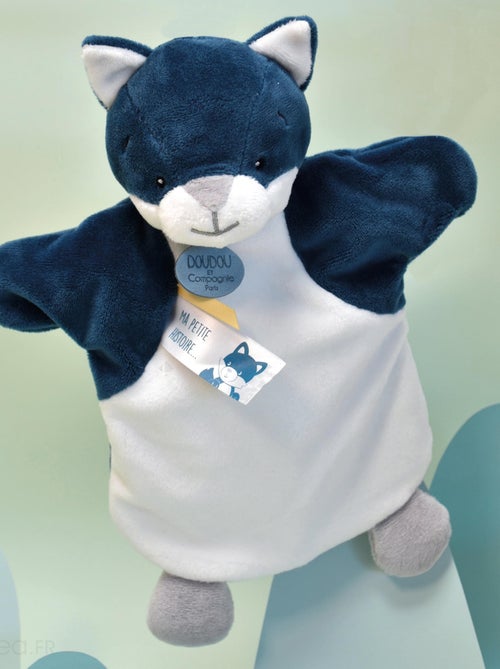 Doudou polyester 2 en 1 collection LES MARIONNETTES Loup - Kiabi Doudou polyester 2 en 1 collection LES MARIONNETTES Loup - Kiabi