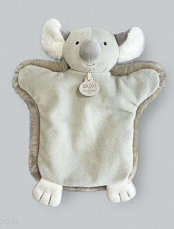 Doudou polyester 2 en 1 collection LES MARIONNETTES Loutre