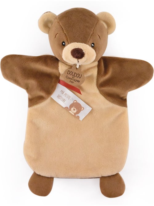 Doudou polyester 2 en 1 collection LES MARIONNETTES Ours - Kiabi Doudou polyester 2 en 1 collection LES MARIONNETTES Ours - Kiabi