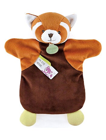 Doudou polyester 2 en 1 collection LES MARIONNETTES Panda