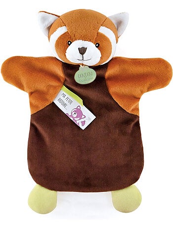 Doudou polyester 2 en 1 collection LES MARIONNETTES Panda