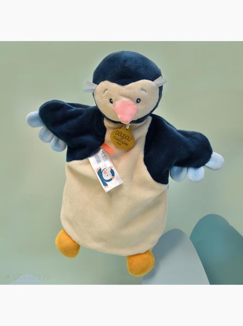 Doudou polyester 2 en 1 collection LES MARIONNETTES Pingouin - Kiabi Doudou polyester 2 en 1 collection LES MARIONNETTES Pingouin - Kiabi