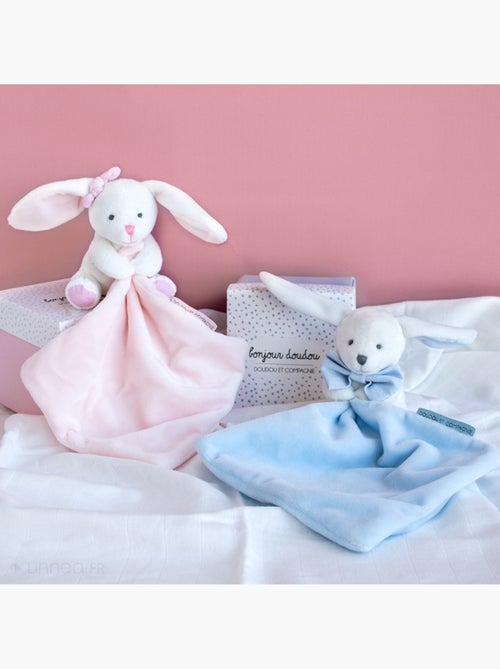 Doudou polyester collection J'AIME MON DOUDOU Lapin - Kiabi