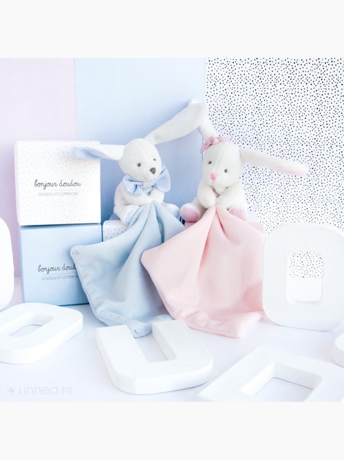 Doudou polyester collection J'AIME MON DOUDOU Lapin - Kiabi