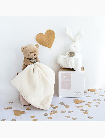 Doudou polyester collection J'AIME MON DOUDOU Ours