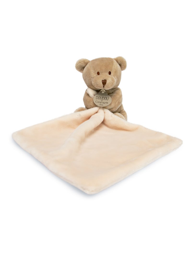 Doudou polyester collection J'AIME MON DOUDOU Ours Blanc cassé - Kiabi