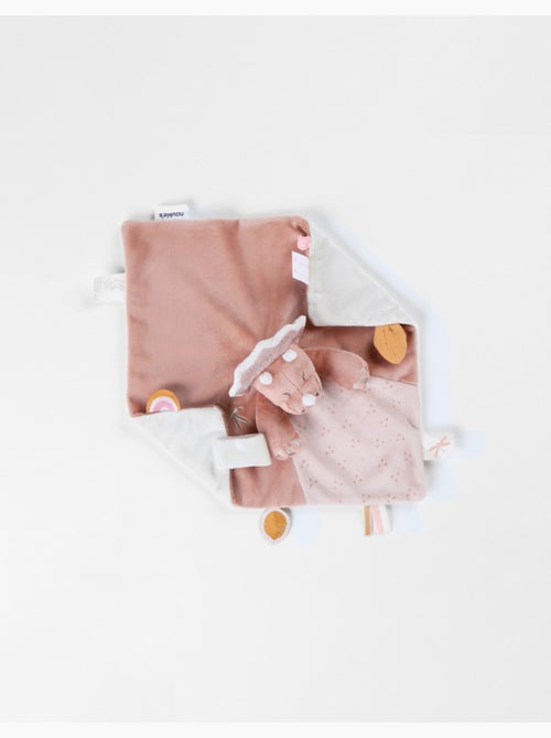 Doudou Popsie en Veloudoux®, poudré/greige Noukie's - Kiabi