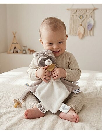 Doudou raton laveur raku noukie's