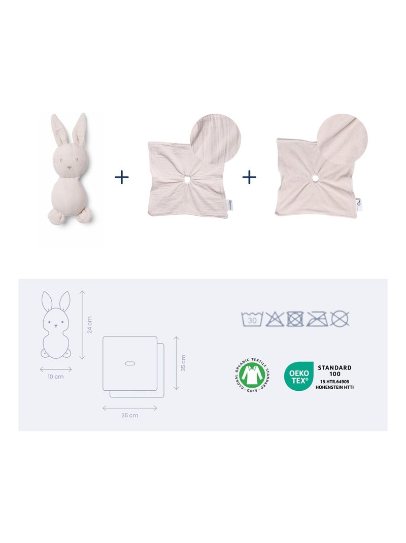 Doudou réconfortant You&Me 'doomoo' Beige - Kiabi