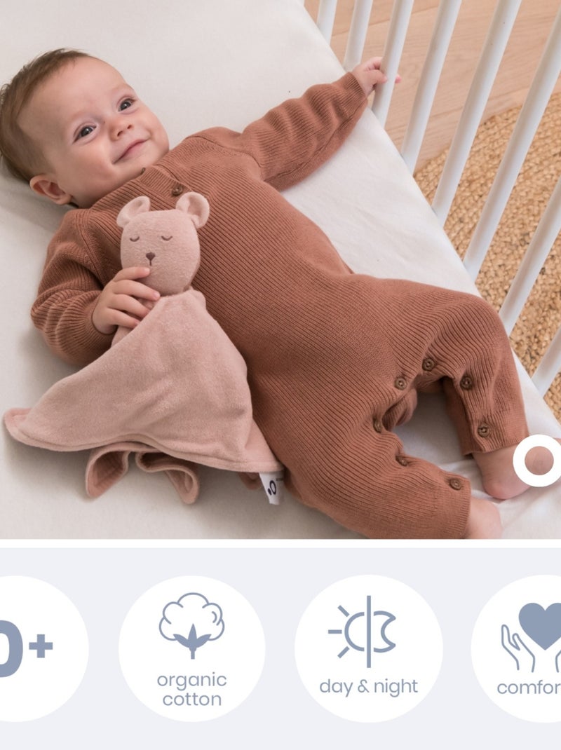 Doudou réconfortant You&Me 'doomoo' Rose clair - Kiabi