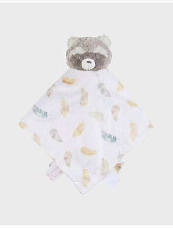 Doudou réversible jour & nuit raton laveur raku noukie's