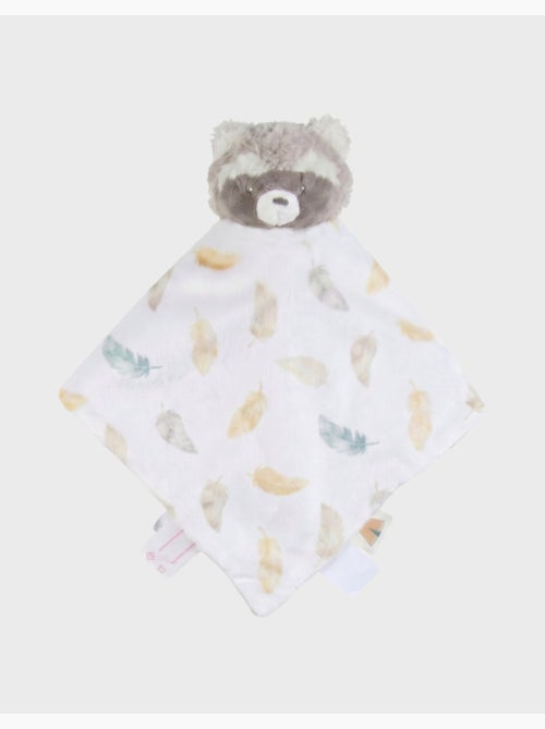 Doudou réversible jour & nuit raton laveur raku noukie's - Kiabi