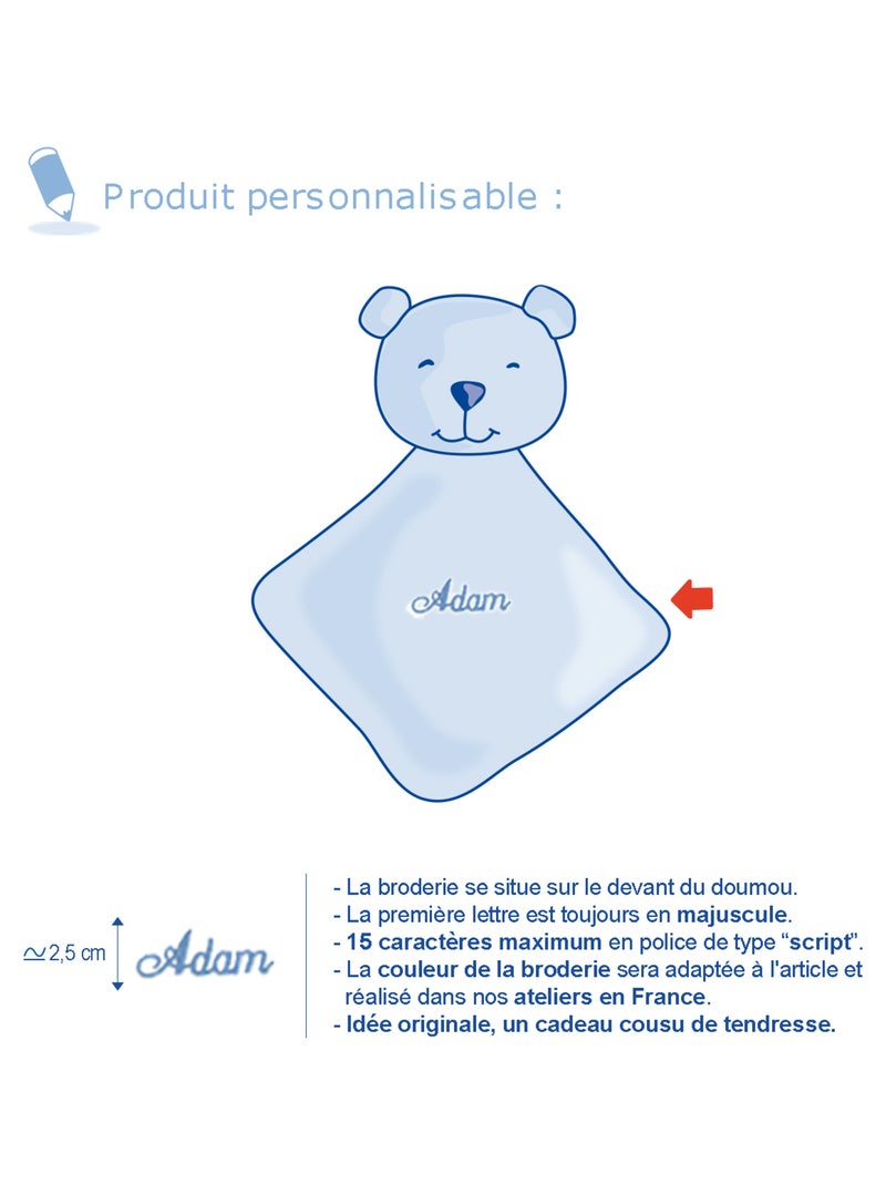 DOUDOU SINGE BLEU Bleu - Kiabi