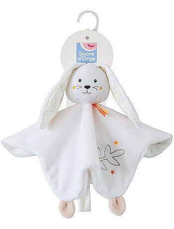 DOUDOU SOUPLE XL LAPIN ACCROCHE TETINE