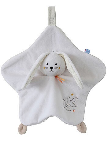 DOUDOU SOUPLE XL LAPIN ACCROCHE TETINE
