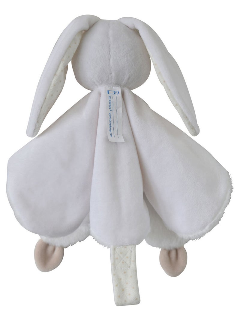 DOUDOU SOUPLE XL LAPIN ACCROCHE TETINE Beige - Kiabi