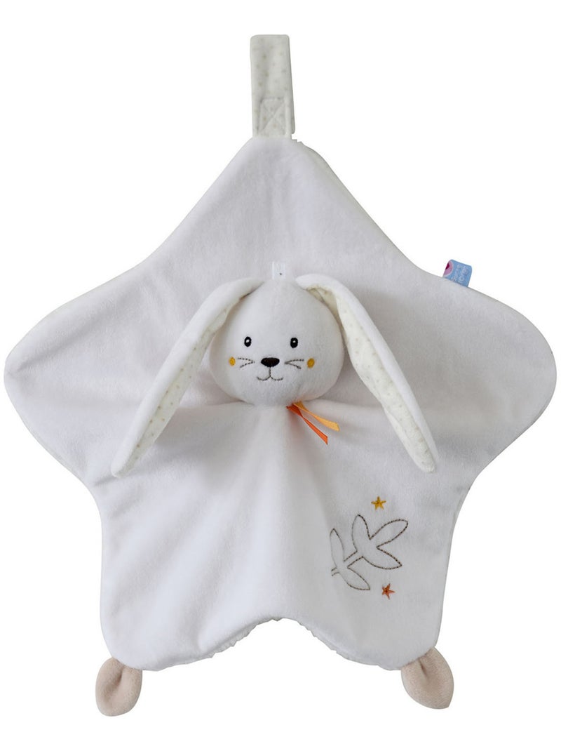 DOUDOU SOUPLE XL LAPIN ACCROCHE TETINE Beige - Kiabi