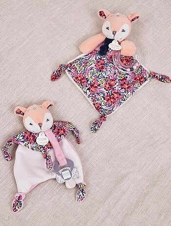 Doudou sucette polyester collection BOH'AIME Faon
