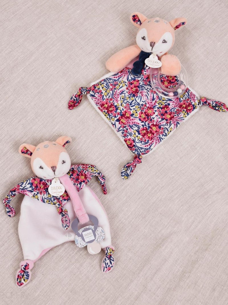 Doudou sucette polyester collection BOH'AIME Faon Multicolore - Kiabi
