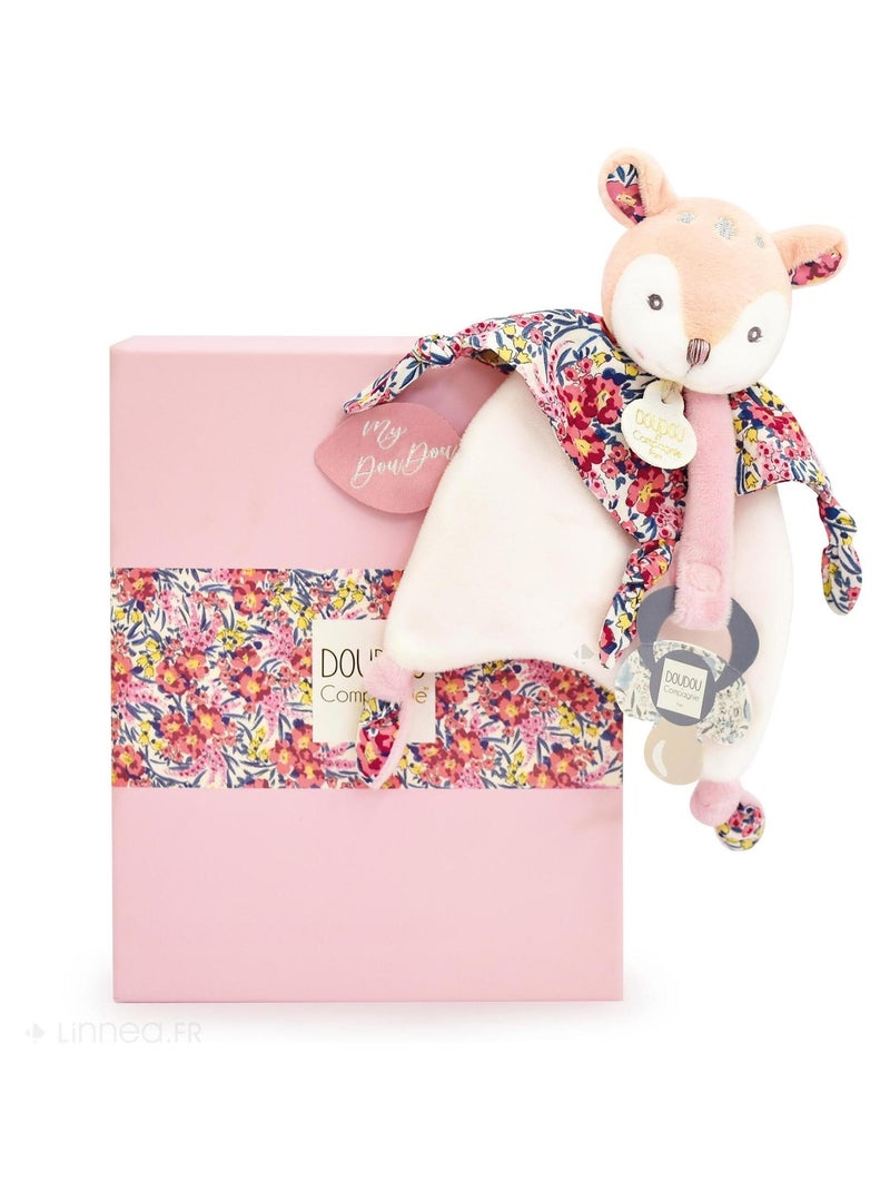 Doudou sucette polyester collection BOH'AIME Faon Multicolore - Kiabi