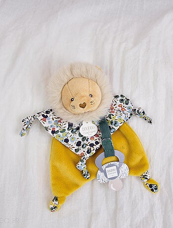 Doudou sucette polyester collection BOH'AIME Lion