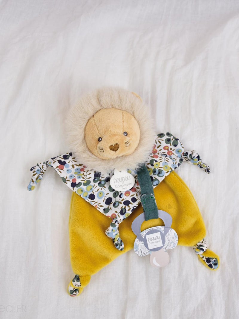 Doudou sucette polyester collection BOH'AIME Lion Multicolore - Kiabi