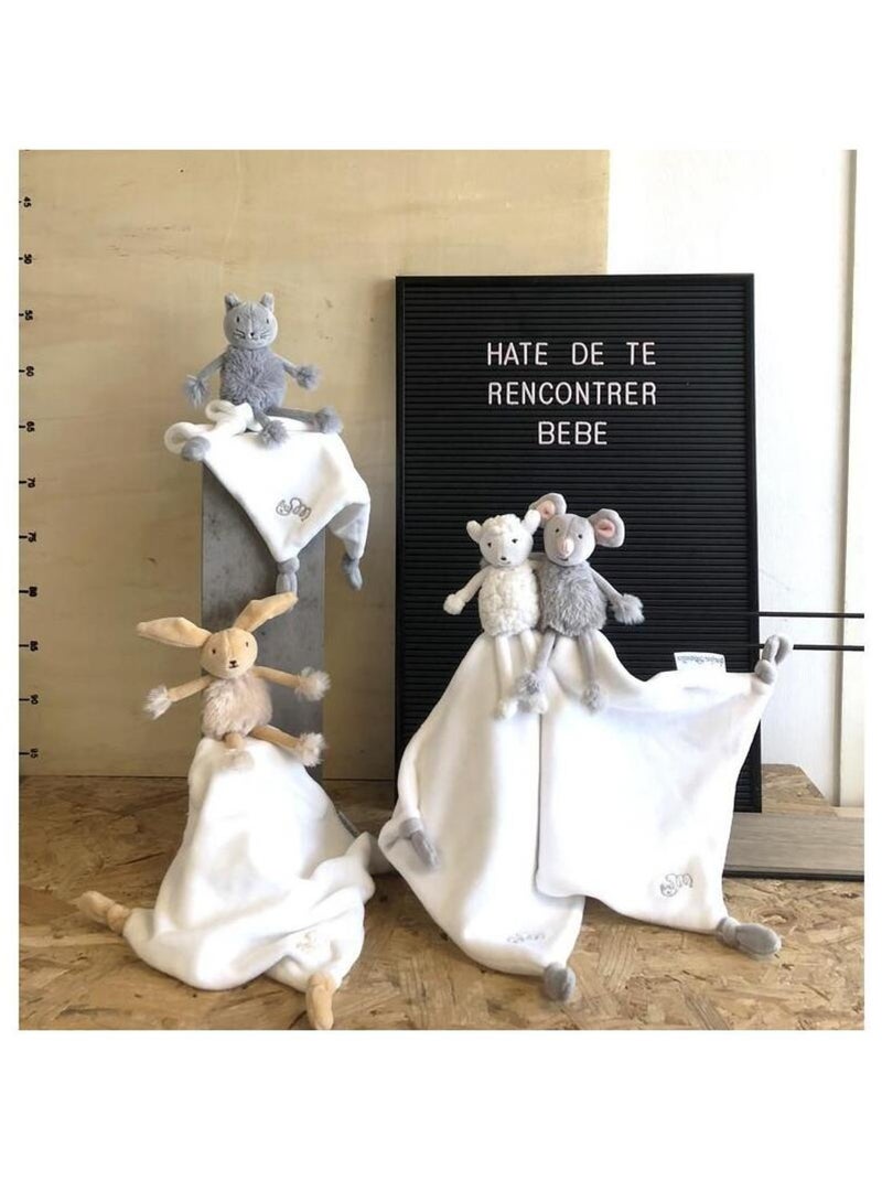 Doudou Valentin Le lapin Beige - Kiabi