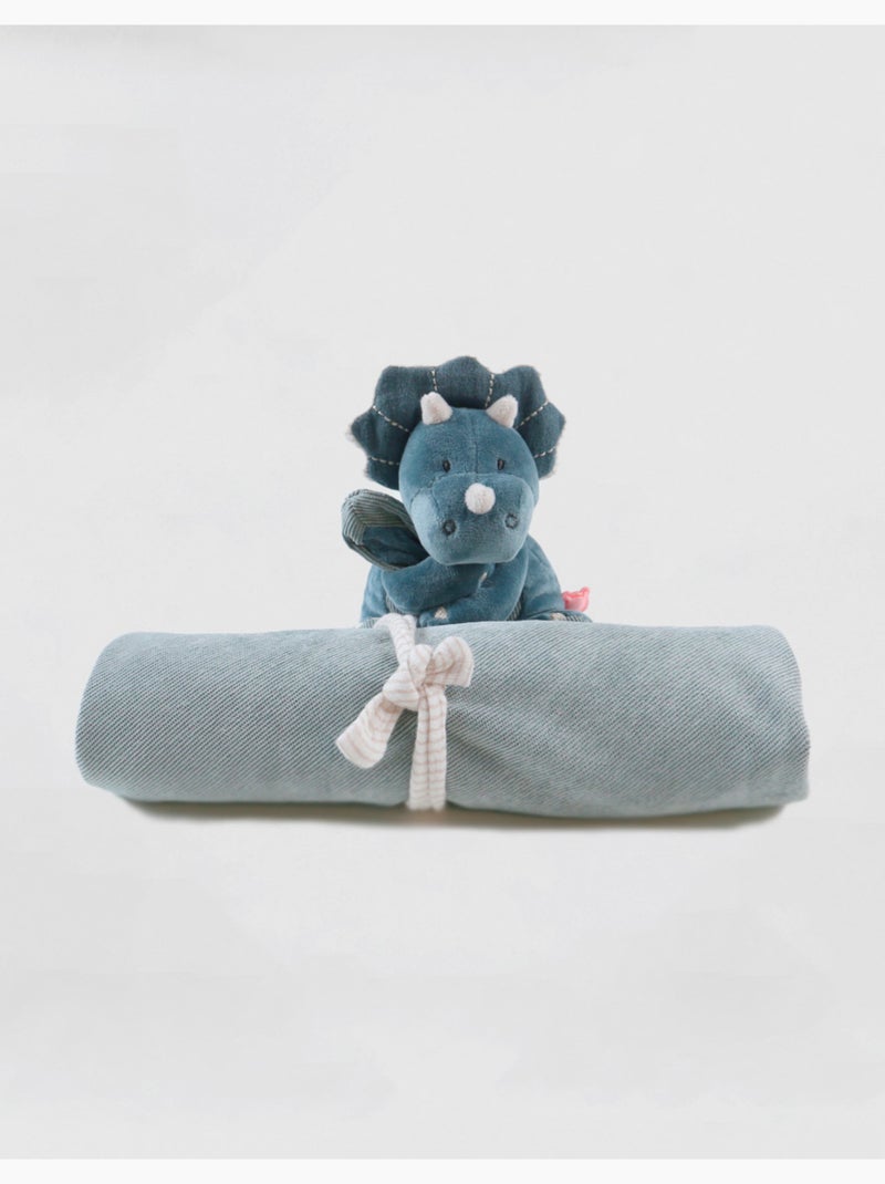 Doudou XXL Ops en Veloudoux®, Noukie's Bleu - Kiabi
